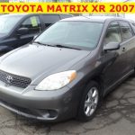 ** TOYOTA MATRIX XR 2007 **