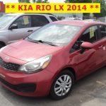 ** KIA RIO LX 2014 **